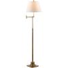 SAFAVIEH Lighting Collection Ingram Swivel Swing Arm Gold 60-inch Living Room Bedroom Home Office Standing Floor Lamp (LED Bulb Included)