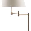 SAFAVIEH Lighting Collection Ingram Swivel Swing Arm Gold 60-inch Living Room Bedroom Home Office Standing Floor Lamp (LED Bulb Included)