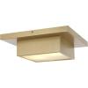 SAFAVIEH Lighting Collection Kylin Gold Flush Mount (LED Bulbs Included)