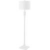 SAFAVIEH Lighting Collection Norla White Farmhouse 61-inch Standing Floor Lamp (LED Bulb Included)(White)