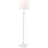 SAFAVIEH Lighting Collection Norla White Farmhouse 61-inch Standing Floor Lamp (LED Bulb Included)(White)