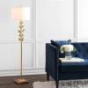 Safavieh Lighting Georgiana Gold Leaf 61.5-inch Floor Lamp (LED Bulb Included)