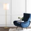 Safavieh Lighting Octavius Brass Gold 61-inch Floor Lamp (LED Bulb Included)