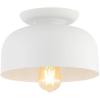 SAFAVIEH Lighting Collection Danica Modern Scandinavian White Flush Mount (LED Bulbs Included)