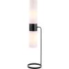 SAFAVIEH Lighting Collection Fierro Modern Gold 55-inch Floor Lamp (LED Bulbs Included)(Black)