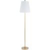 SAFAVIEH Lighting Collection Haelyn Contemporary Gold 68-inch Floor Lamp (LED Bulb Included)