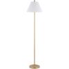 SAFAVIEH Lighting Collection Hallie Contemporary Gold 68-inch Floor Lamp (LED Bulb Included)