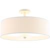 SAFAVIEH Lighting Collection Jolana White Flush Mount (LED Bulbs Included)(White)