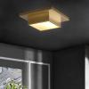 SAFAVIEH Lighting Collection Kylin Gold Flush Mount (LED Bulbs Included)
