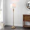 SAFAVIEH Lighting Collection Norla White Farmhouse 61-inch Standing Floor Lamp (LED Bulb Included)(Gold)