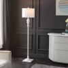 SAFAVIEH Lighting Collection Norla White Farmhouse 61-inch Standing Floor Lamp (LED Bulb Included)(White)