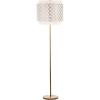 SAFAVIEH Lighting Collection Priscilla Modern Contemporary Farmhouse Gold 62-inch Living Room Bedroom Home Office Standing Floor Lamp (LED Bulb Included)
