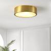 SAFAVIEH Lighting Collection Reda Brass Flush Mount (LED Bulbs Included)