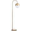 Safavieh Lighting Collection Jonas 55.5″ Brass Gold Floor Lamp