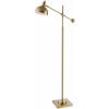 Safavieh Lighting Dagen Brass Gold Adjustable Floor Lamp (LED Bulb Included)