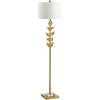 Safavieh Lighting Georgiana Gold Leaf 61.5-inch Floor Lamp (LED Bulb Included)