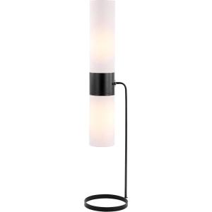 SAFAVIEH Lighting Collection Fierro Modern Gold 55-inch Floor Lamp (LED Bulbs Included)(Black)