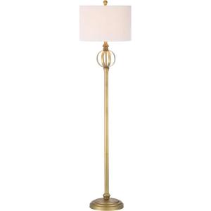 SAFAVIEH Lighting Collection Garden Modern Sphere Farmhouse 62-inch Living Room Bedroom Home Office Standing Floor Lamp (LED Bulb Included)