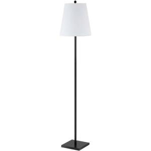 SAFAVIEH Lighting Collection Geralt Contemporary Gold 69-inch Floor Lamp (LED Bulb Included)(Black)