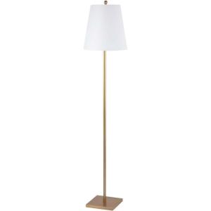 SAFAVIEH Lighting Collection Geralt Contemporary Gold 69-inch Floor Lamp (LED Bulb Included)(Gold)