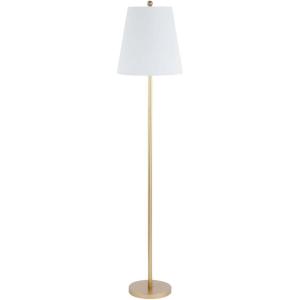 SAFAVIEH Lighting Collection Haelyn Contemporary Gold 68-inch Floor Lamp (LED Bulb Included)