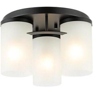 SAFAVIEH Lighting Collection Jeffra Nickel Flush Mount (LED Bulbs Included)(Black)