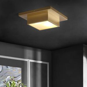 SAFAVIEH Lighting Collection Kylin Gold Flush Mount (LED Bulbs Included)
