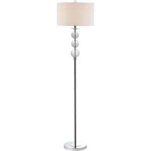 SAFAVIEH Lighting Collection Pippa Contemporary Glass Stacked Globe 62-inch Living Room Bedroom Home Office Standing Floor Lamp