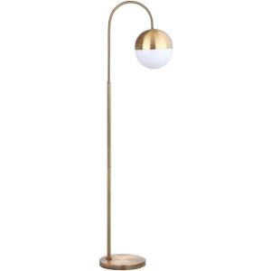 Safavieh Lighting Collection Jonas 55.5″ Brass Gold Floor Lamp