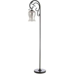 Safavieh Lighting Meridia Black 64-inch Floor Lamp (LED Bulb Included)