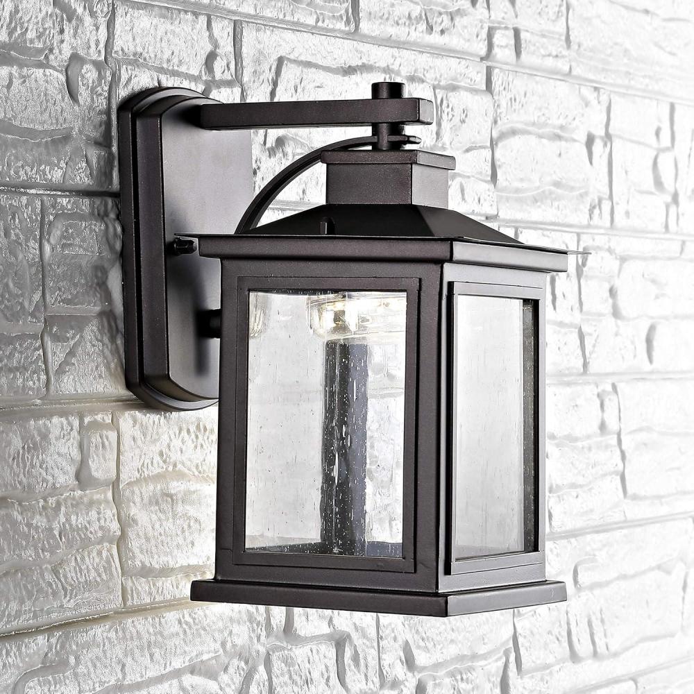 image:imageSAFAVIEH PLT4002A Lighting Gorgen Wall LED Bulb Included Outdoor Lantern Orb