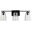 SAFAVIEH Collection Grezler Oil-Rubbed Bronze 3-Light Wall Sconce (LED Bulbs Included) SCN4063A