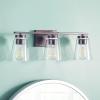 SAFAVIEH Collection Grezler Oil-Rubbed Bronze 3-Light Wall Sconce (LED Bulbs Included) SCN4063A