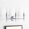SAFAVIEH Collection Norala Chrome 3-Light Vanity Sconce (LED Bulb Included) SCN5001A(Chrome)