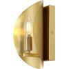 SAFAVIEH Lighting Collection Calluna White Wall Sconce Set of 2 Light Fixture, Ideal for Bathroom, Entryway, Vanity, Foyer, Hallway, Living Room (LED Bulbs Included)(Brass)
