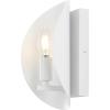 SAFAVIEH Lighting Collection Calluna White Wall Sconce Set of 2 Light Fixture, Ideal for Bathroom, Entryway, Vanity, Foyer, Hallway, Living Room (LED Bulbs Included)(White)