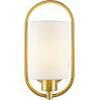 SAFAVIEH Lighting Collection Haldea Contemporary Brass Single Wall Sconce