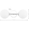 SAFAVIEH Lighting Collection Hymn Chrome 2-light Globe Wall Sconce Light Fixture Ideal for Bathroom, Entryway, Vanity, Foyer, Hallway, Living Room (LED Bulbs Included)(Chrome)