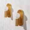 SAFAVIEH Lighting Collection Irima Contemporary Brass Wall Sconce Set of 2