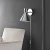 SAFAVIEH Lighting Collection Jordie Modern Brass Gold Downlight Wall Sconce Light Fixture, Ideal for Bathroom, Entryway, Vanity, Foyer, Hallway, Living Room (LED Bulb Included)(Chrome)
