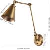 SAFAVIEH Lighting Collection Kensley Brass Wall Sconce (LED Bulb Included) SCN4067B(Brass)