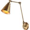 SAFAVIEH Lighting Collection Kensley Brass Wall Sconce (LED Bulb Included) SCN4067B(Brass)