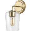 SAFAVIEH Lighting Collection Prospect Contemporary Brass Single Wall Sconce