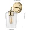 SAFAVIEH Lighting Collection Prospect Contemporary Brass Single Wall Sconce