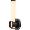 SAFAVIEH Lighting Collection Toia Black Modern Wall Sconce Set of 2 Vertical Light Fixture, Ideal for Bathroom, Entryway, Vanity, Foyer, Hallway, Living Room (LED Bulbs Included)