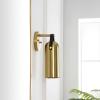 SAFAVIEH Lighting Collection Westly White/Gold Modern Downlight Wall Sconce Set of 2 Light Fixture, Ideal for Bathroom, Entryway, Vanity, Foyer, Hallway, Living Room (LED Bulbs Included)(Gold)
