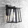 SAFAVIEH PLT4004A Lighting Stern Black Wall (LED Bulb Included) Outdoor Lantern