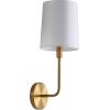 SAFAVIEH SCN4014A Lighting Jaxson Brass Gold Wall (LED Bulb Included) Sconce