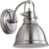 SAFAVIEH SCN4053B Lighting Lawson Brush Nickel and White Bathroom (LED Bulb Included) Sconce(Nickle)