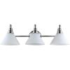 SAFAVIEH SCN4062A Panya 3-Light Bronze and Chrome 7-inch (LED Bulbs Included) Wall Sconce